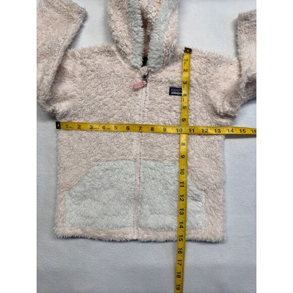 Patagonia Baby Toddler 3T Furry Friends Fleece Hoodie Toddler Bear Cub Ears - Picture 4 of 7